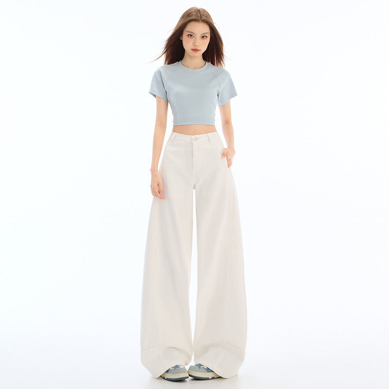 Knife-leg denim pant