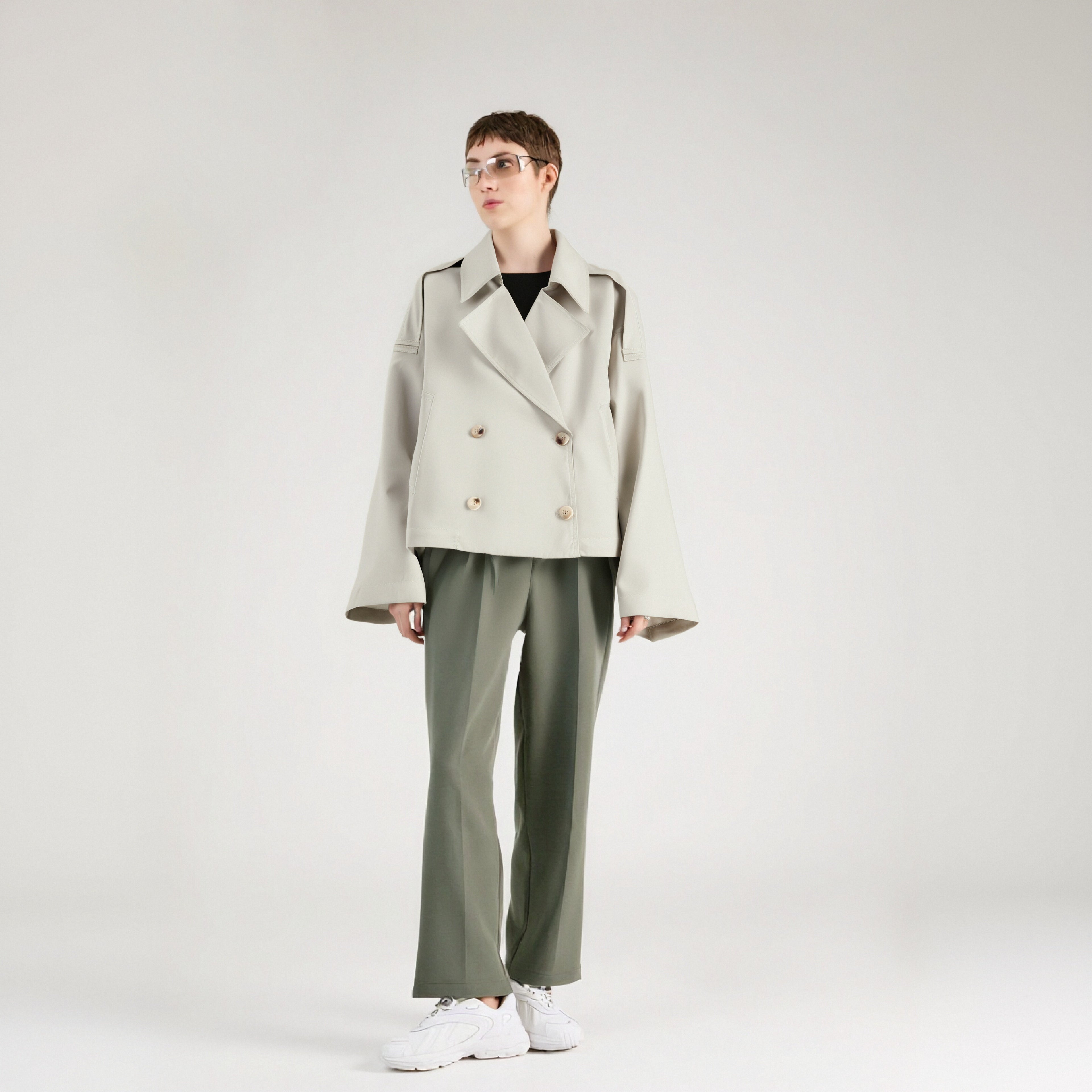 Luxury Windbreaker Trench Coat