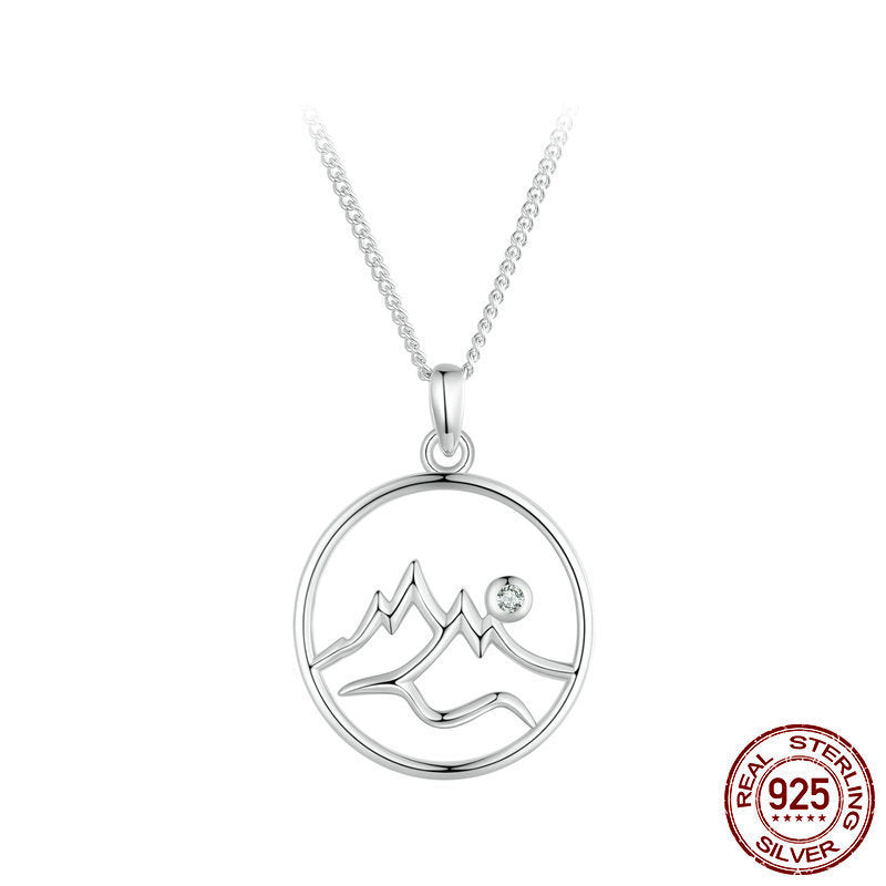 Mountain Spirit Silver Necklace