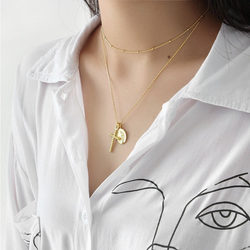 Leunsa silver necklace