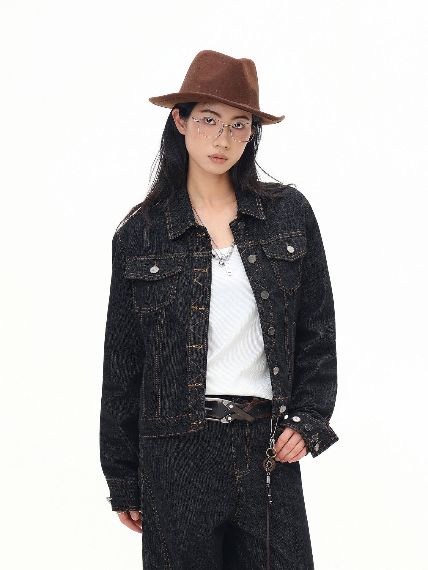Original color denim jacket jacket