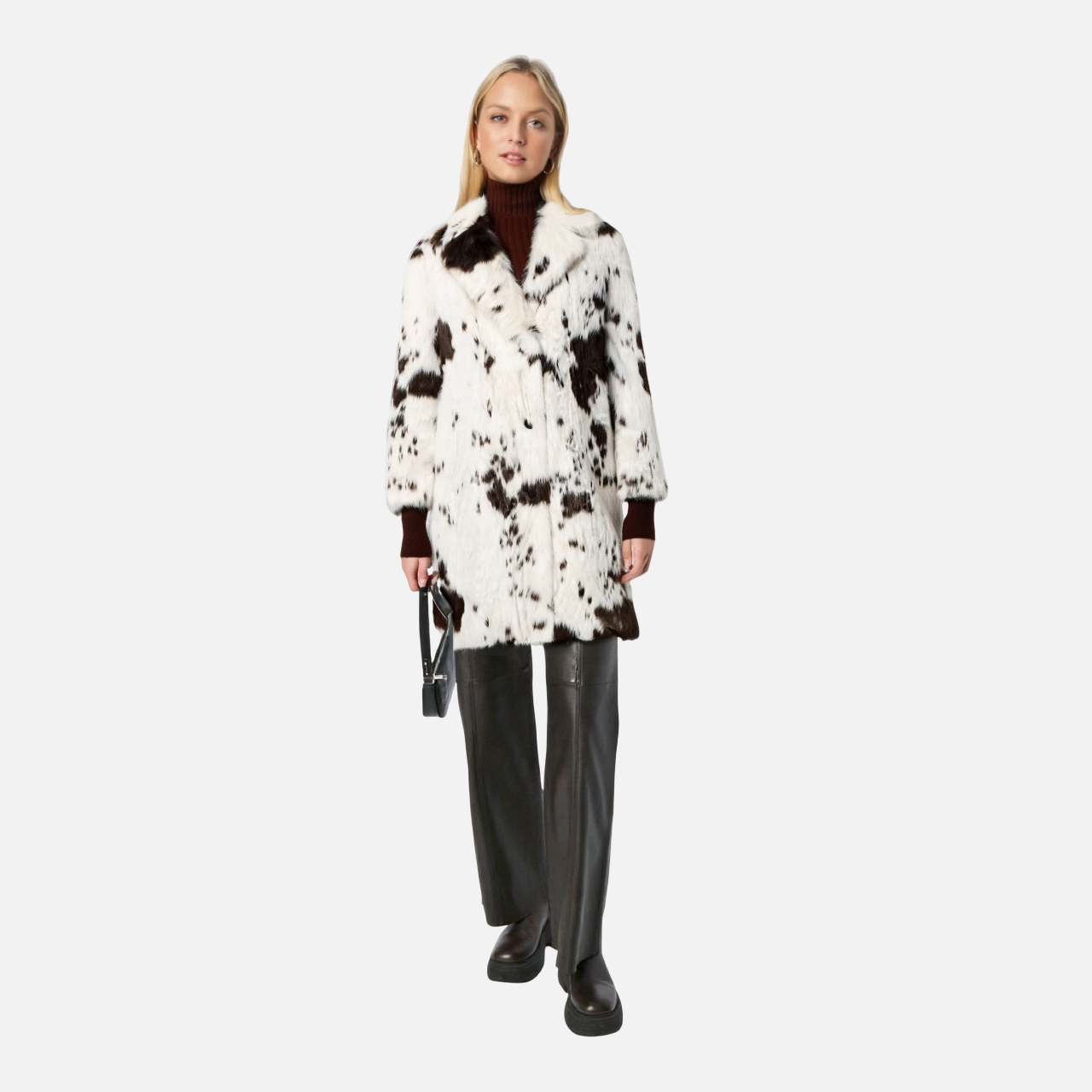 Animal Pattern Fur Coat