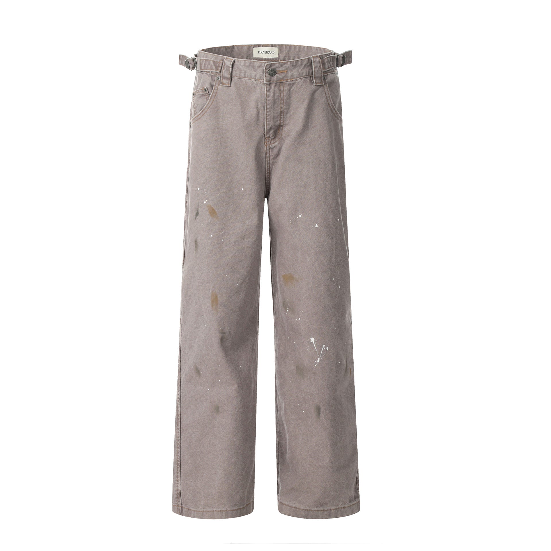 Paint Vintage Work Casual Wide Leg Trousers