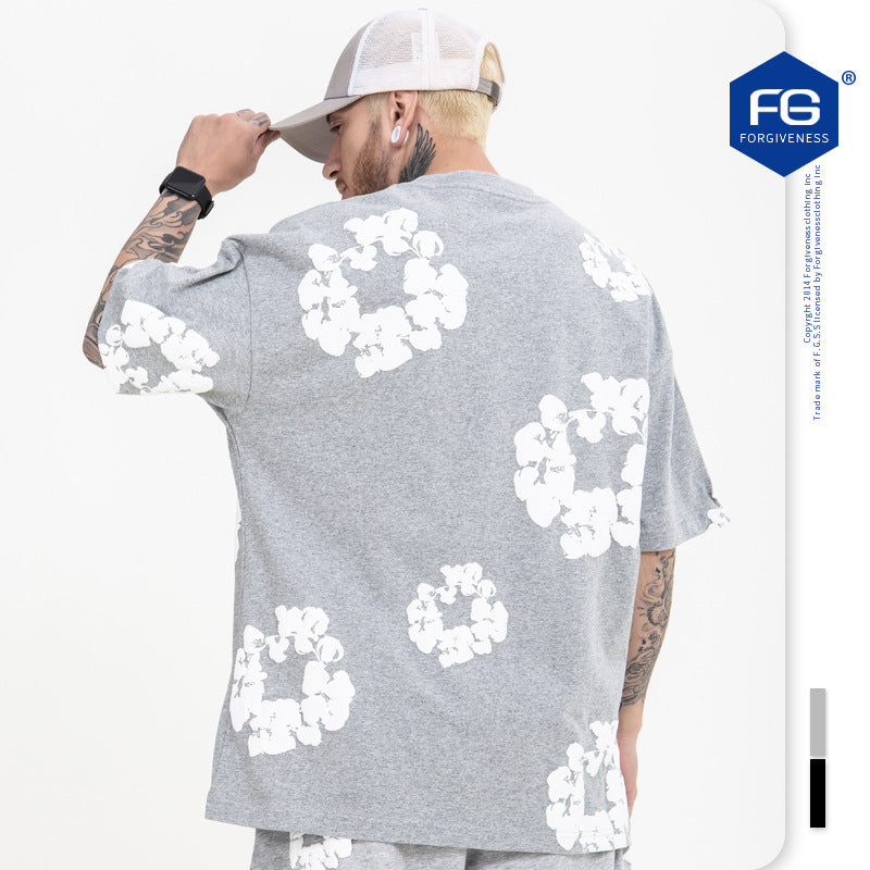Foaming Print T-Shirt