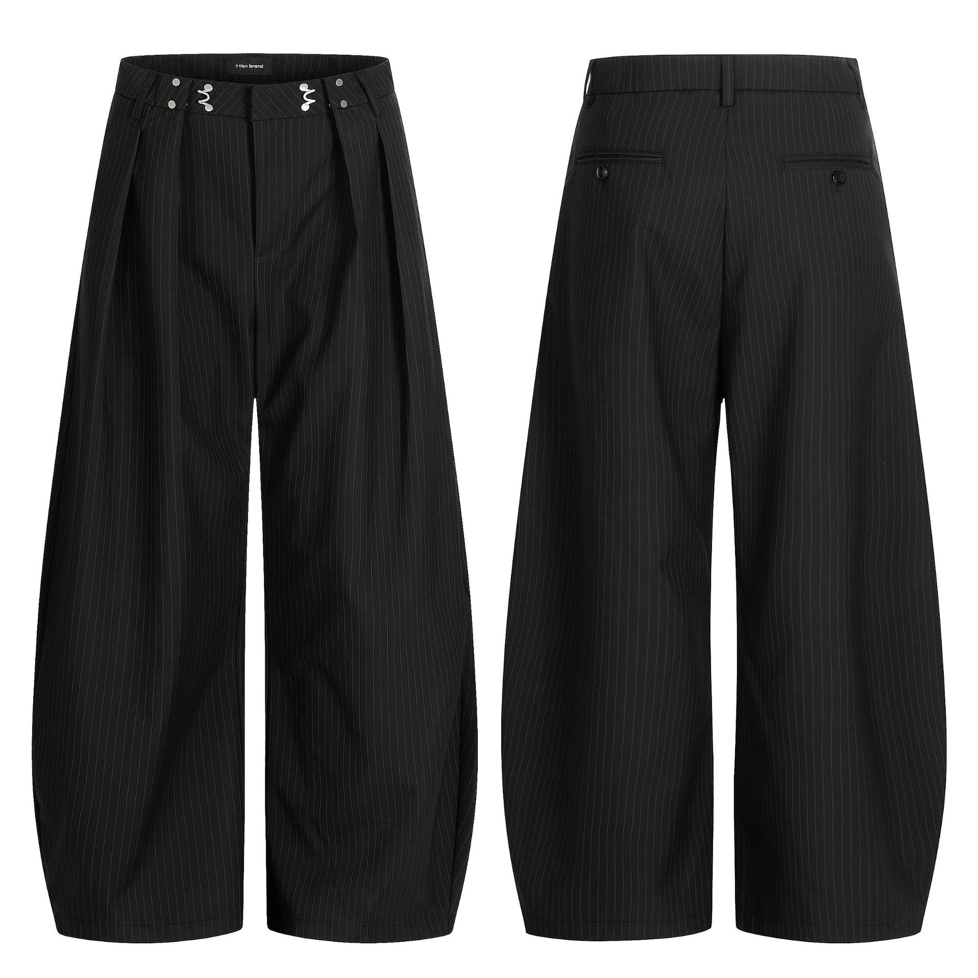 Tapered legs casual pants