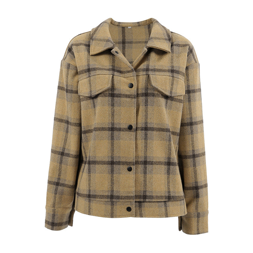 Checkered Wool Trucker Jackets