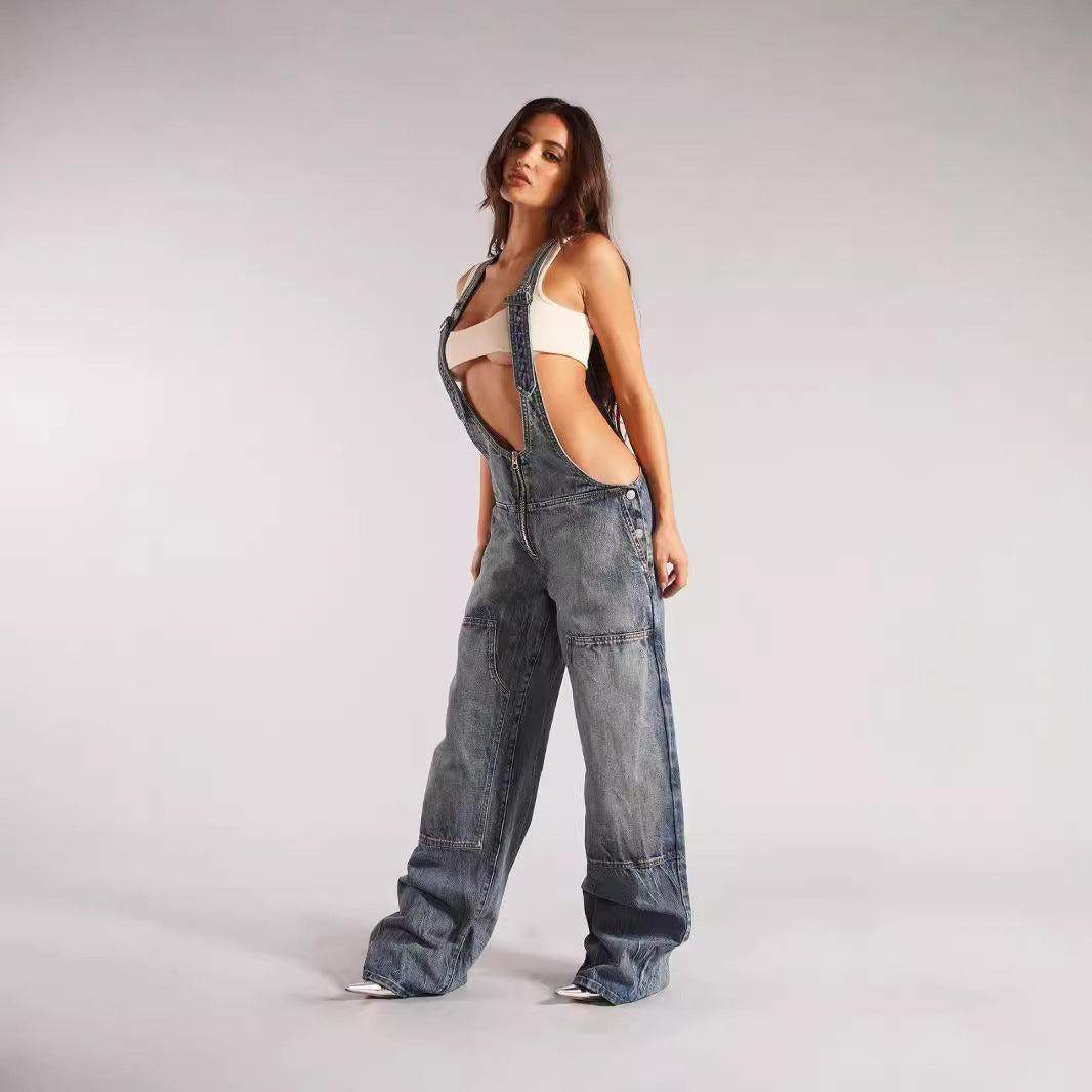 Autumn style overalls pants