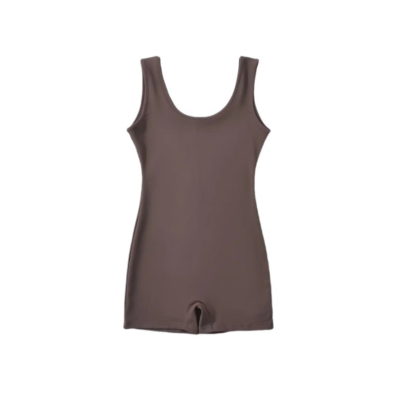 U-neck sleeveless dress