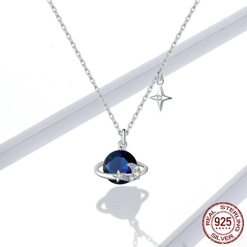 Leunsa starry sky pendant necklace