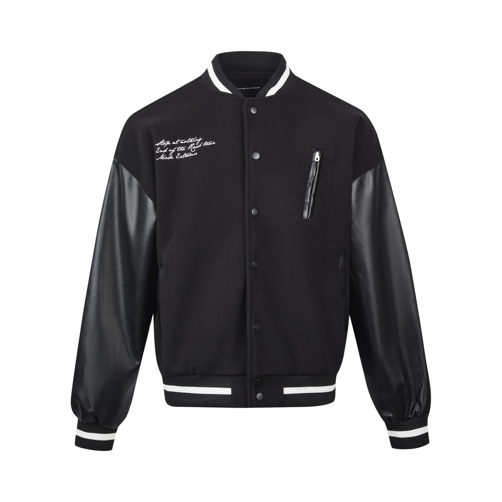 Leather baseball Jacket