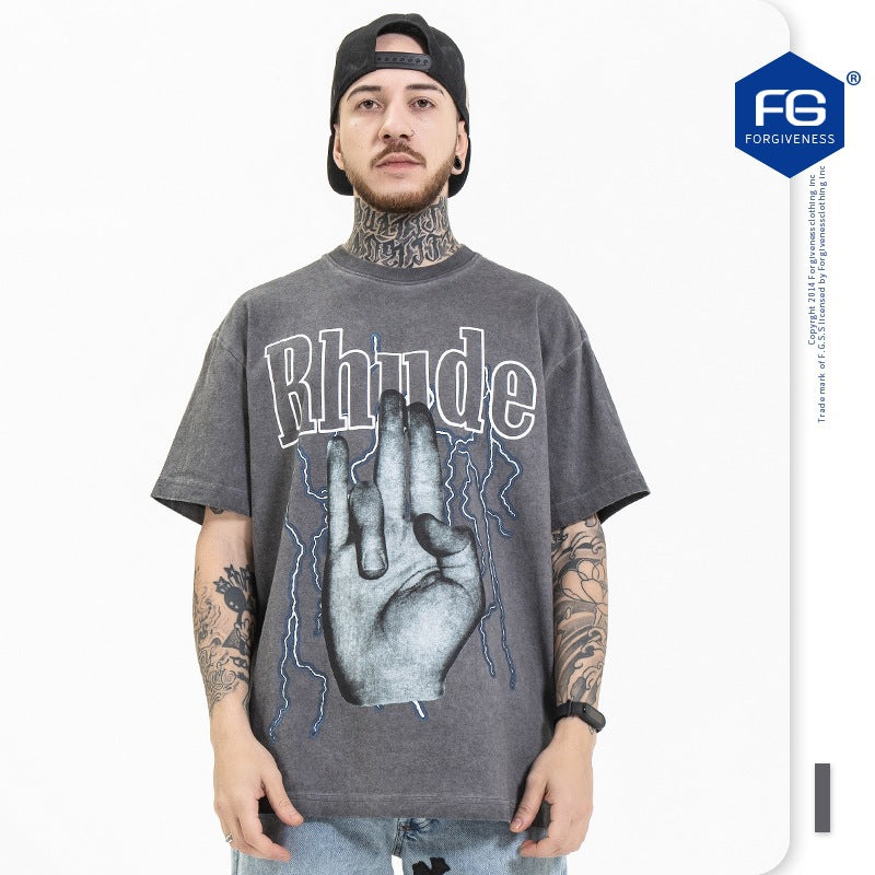 Loose personality rock t-shirt