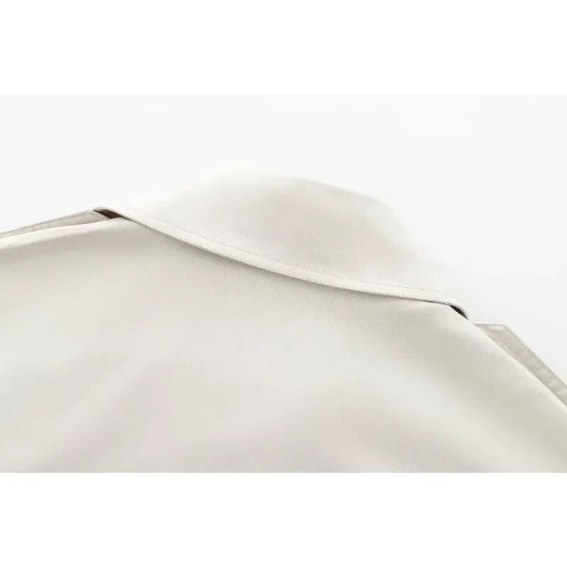 Luxury Windbreaker Trench Coat