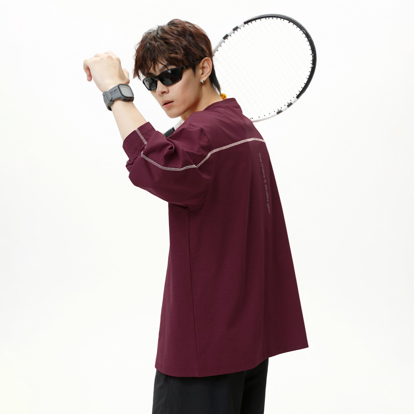 Sports long sleeved t-shirt