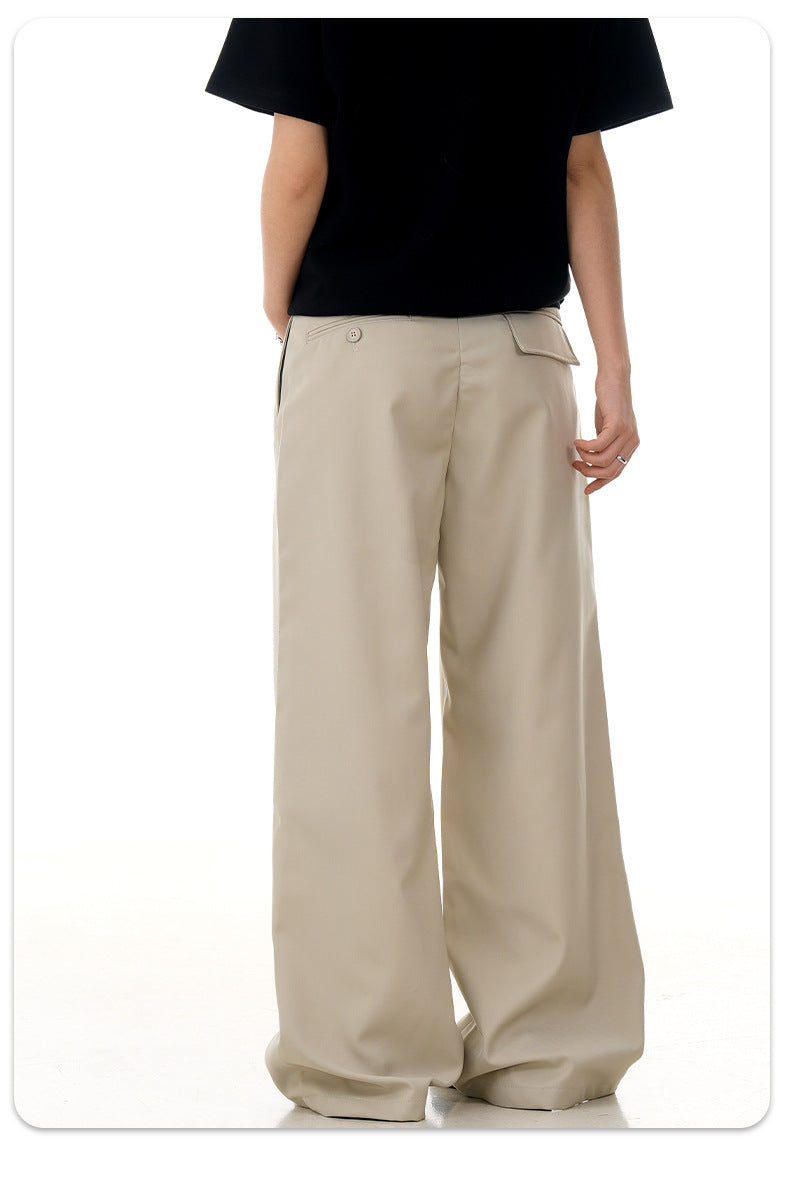 Pleats Slimming and Casual Long Pants