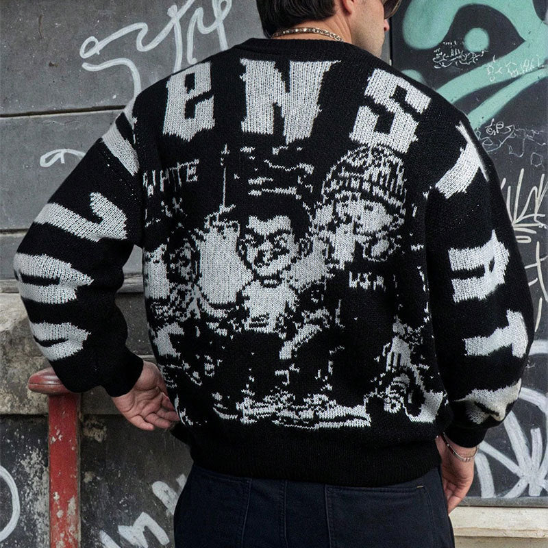 Cartoon sweater