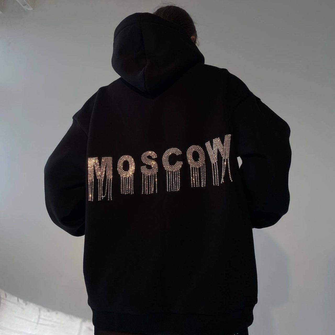 Sweatshirt with back pattern