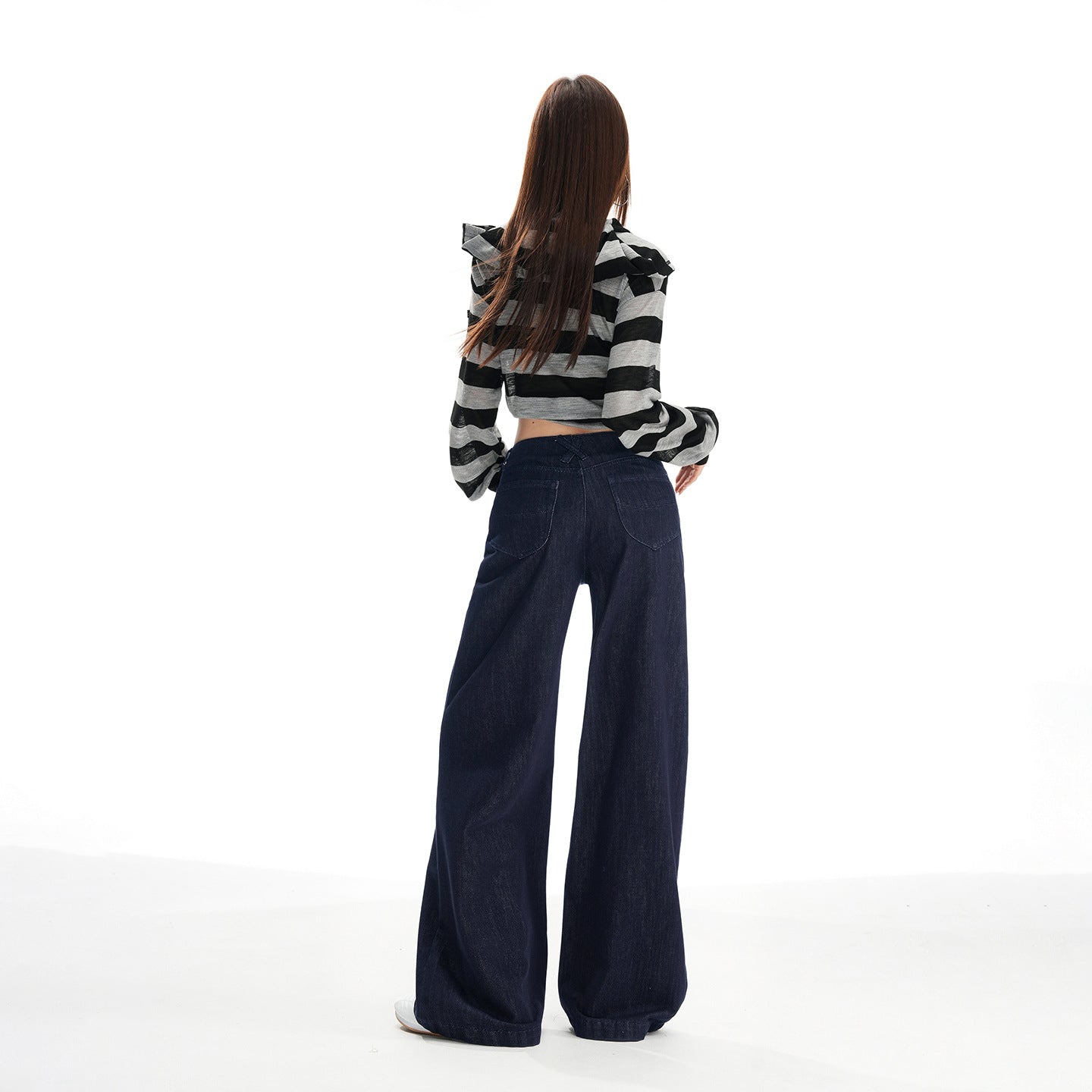 Denim loose pant