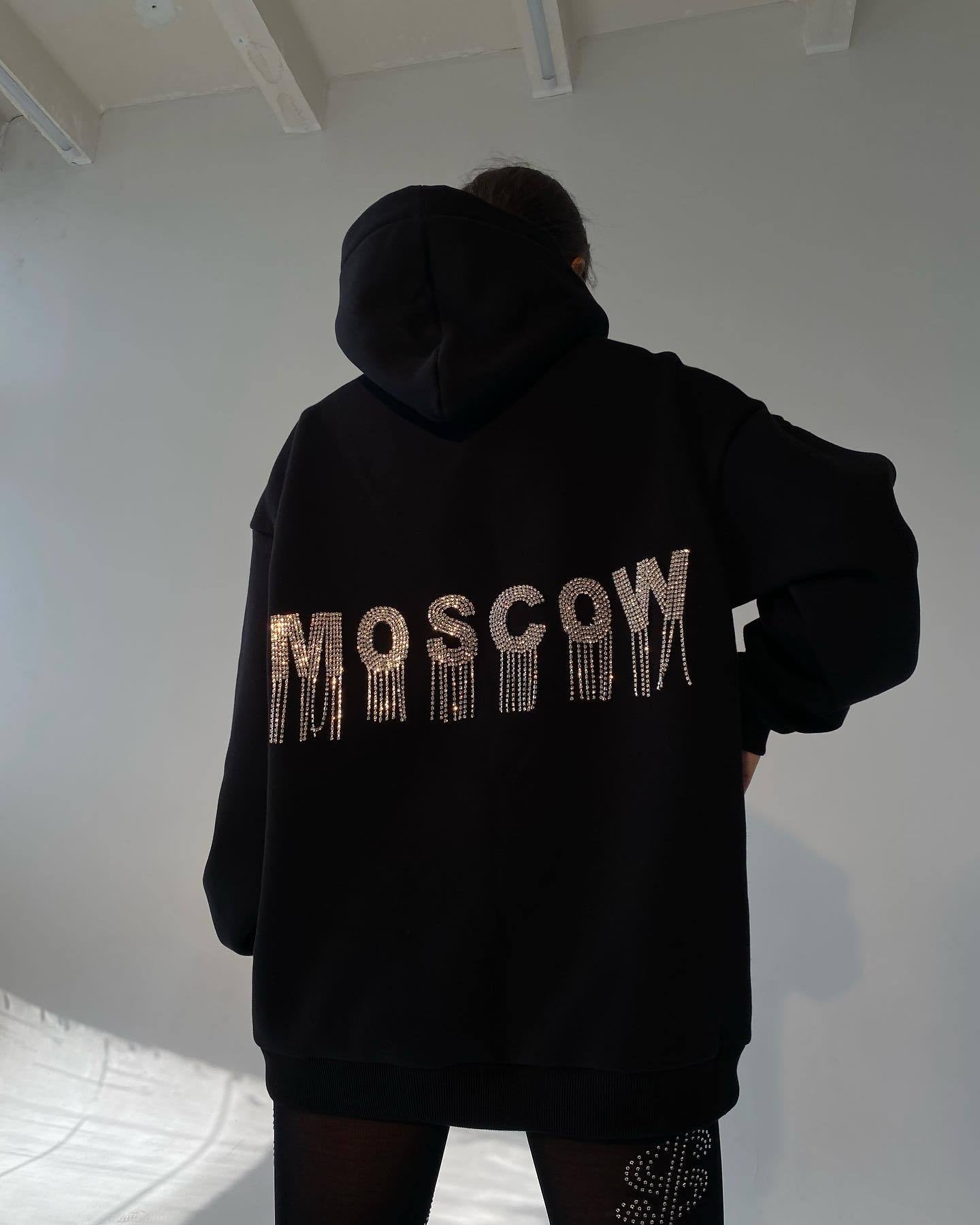 Sweatshirt with back pattern