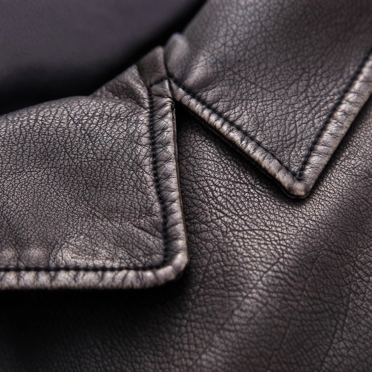 Collar pocket zipper PU vest