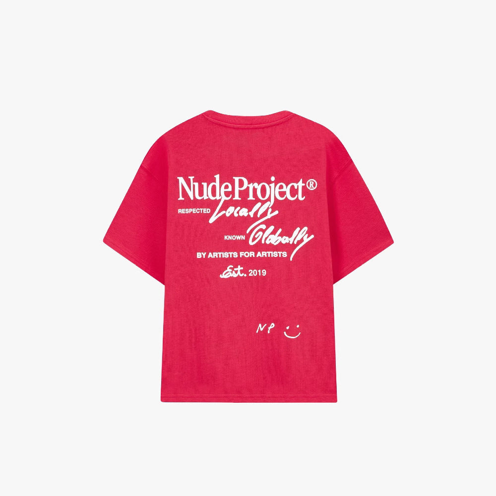 Printed cotton t-shirt