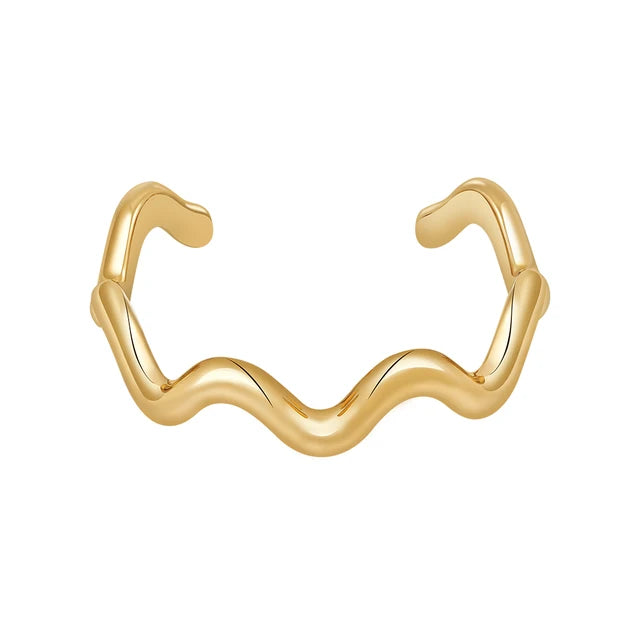 Leunsa geometric wave bracelet