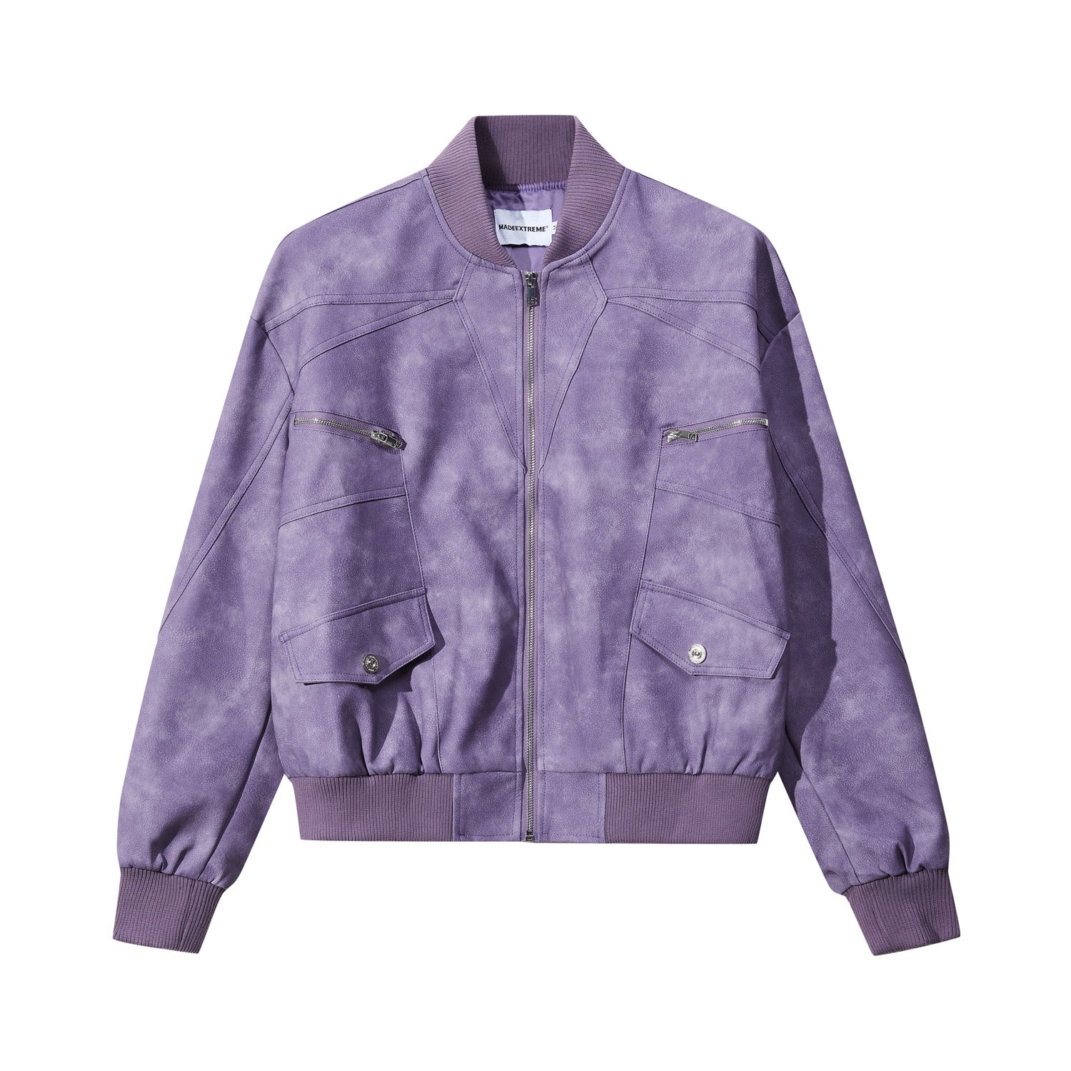Deconstructed Fashion Leather Jacket