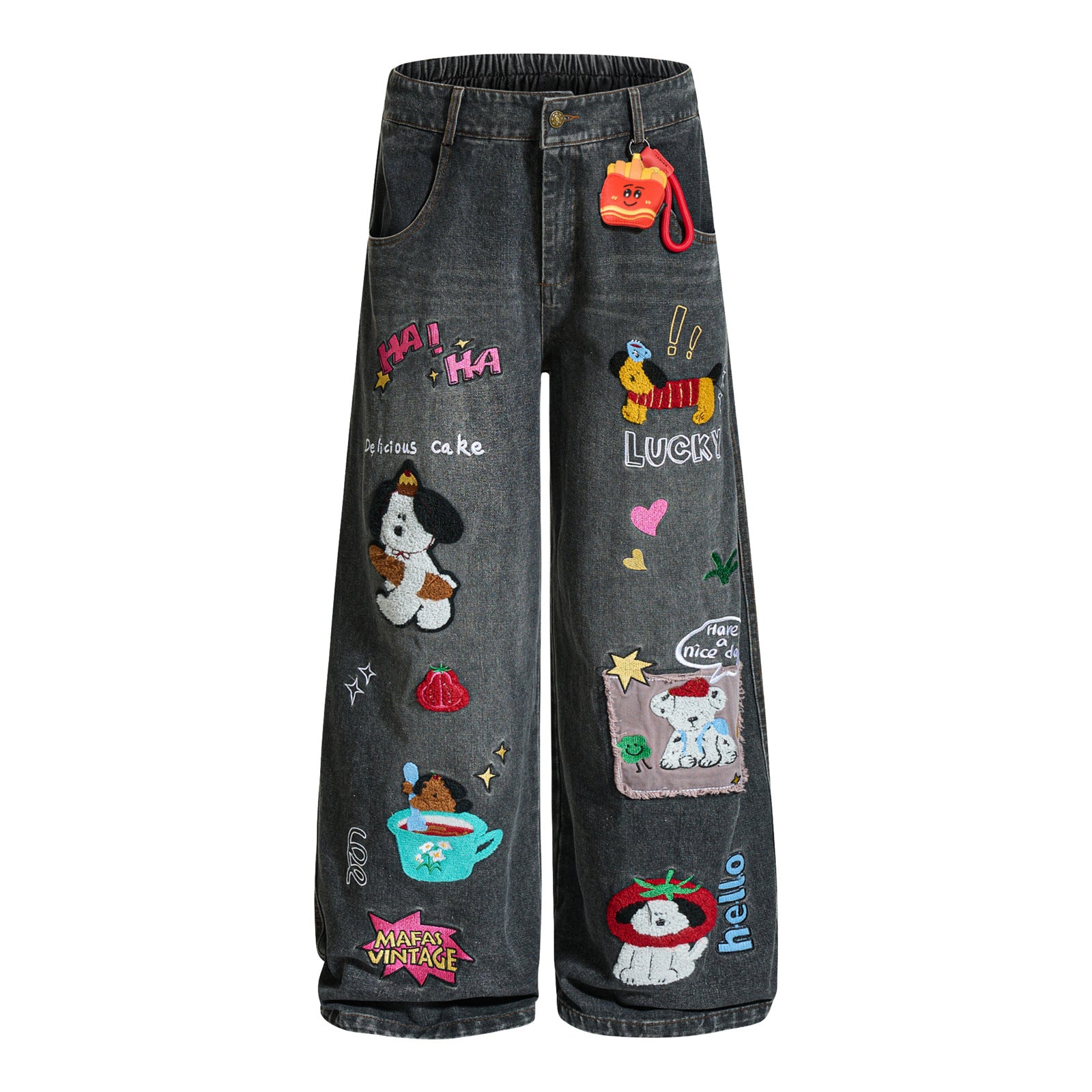 Street style floor-length pants