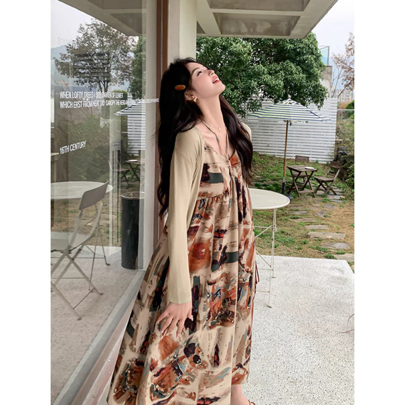 Dress with strap