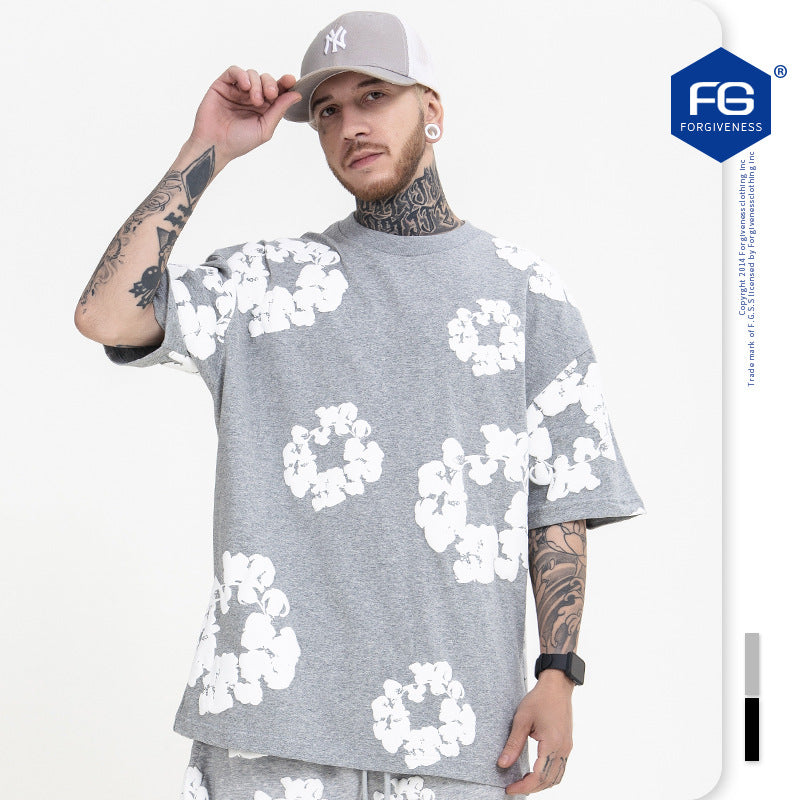 Foaming Print T-Shirt
