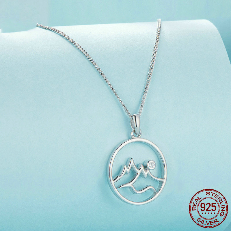 Mountain Spirit Silver Necklace