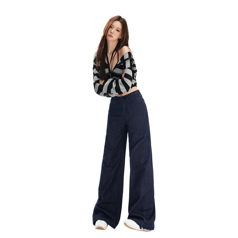 Denim loose pant