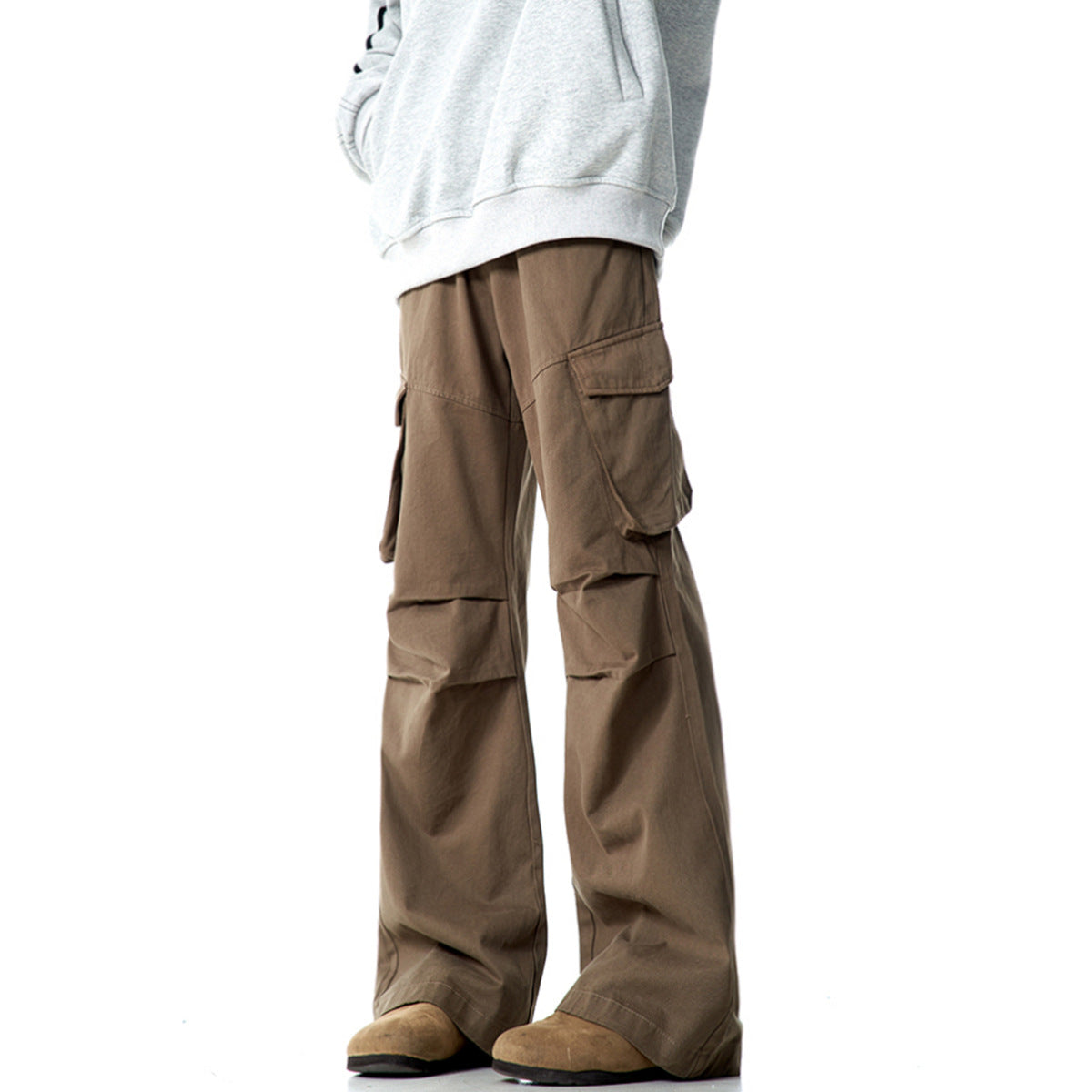 Loose Straight Leg Trousers