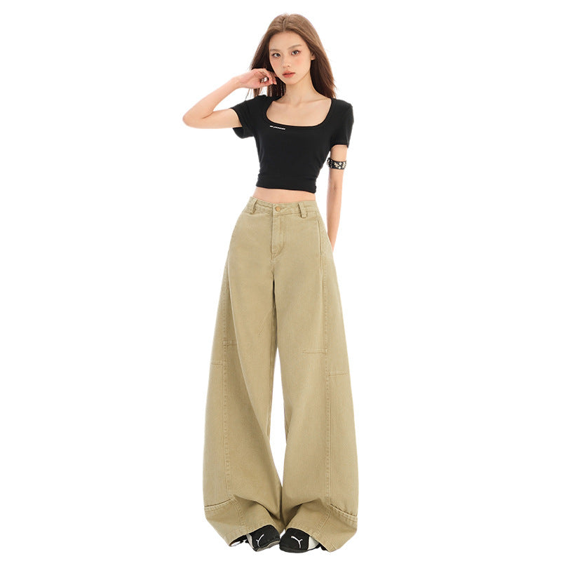 Knife-leg denim pant