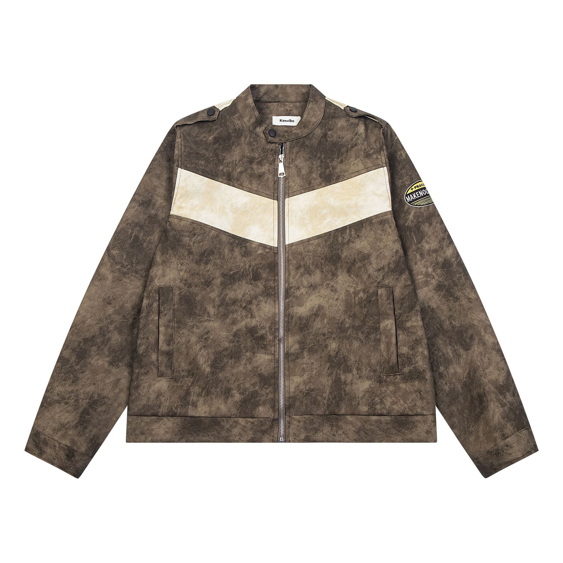 Clash collar jacket