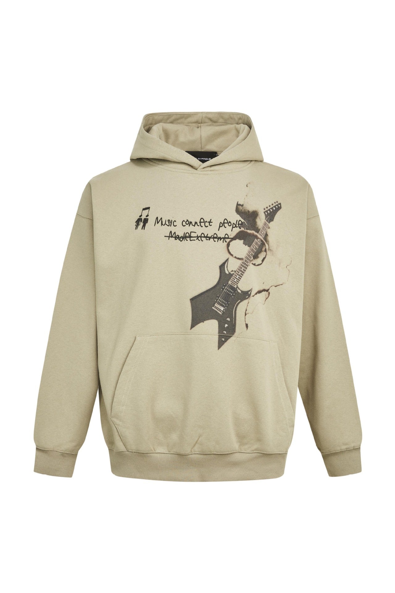 Rock Guitar Print sweatshirt