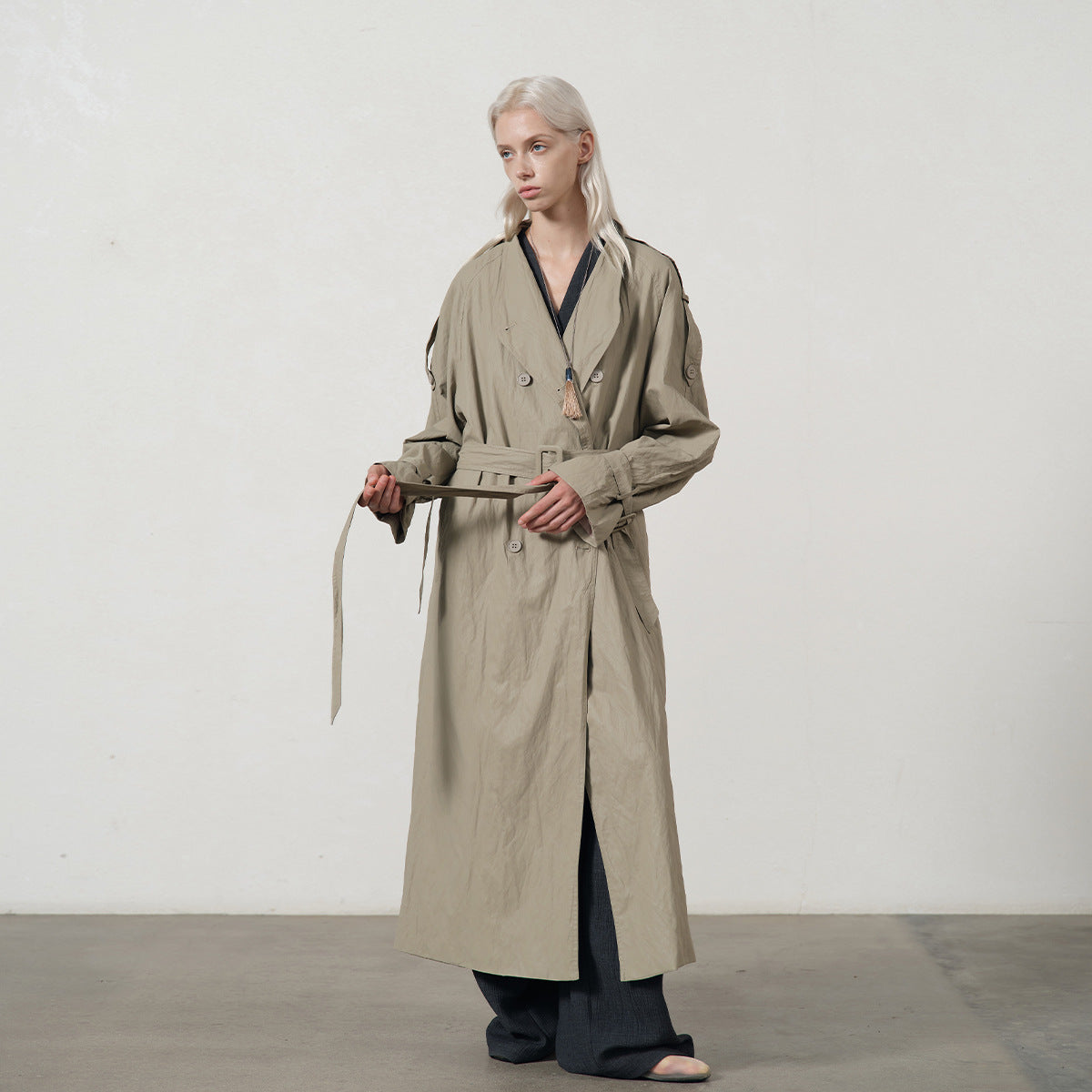 Leather Trench Coat