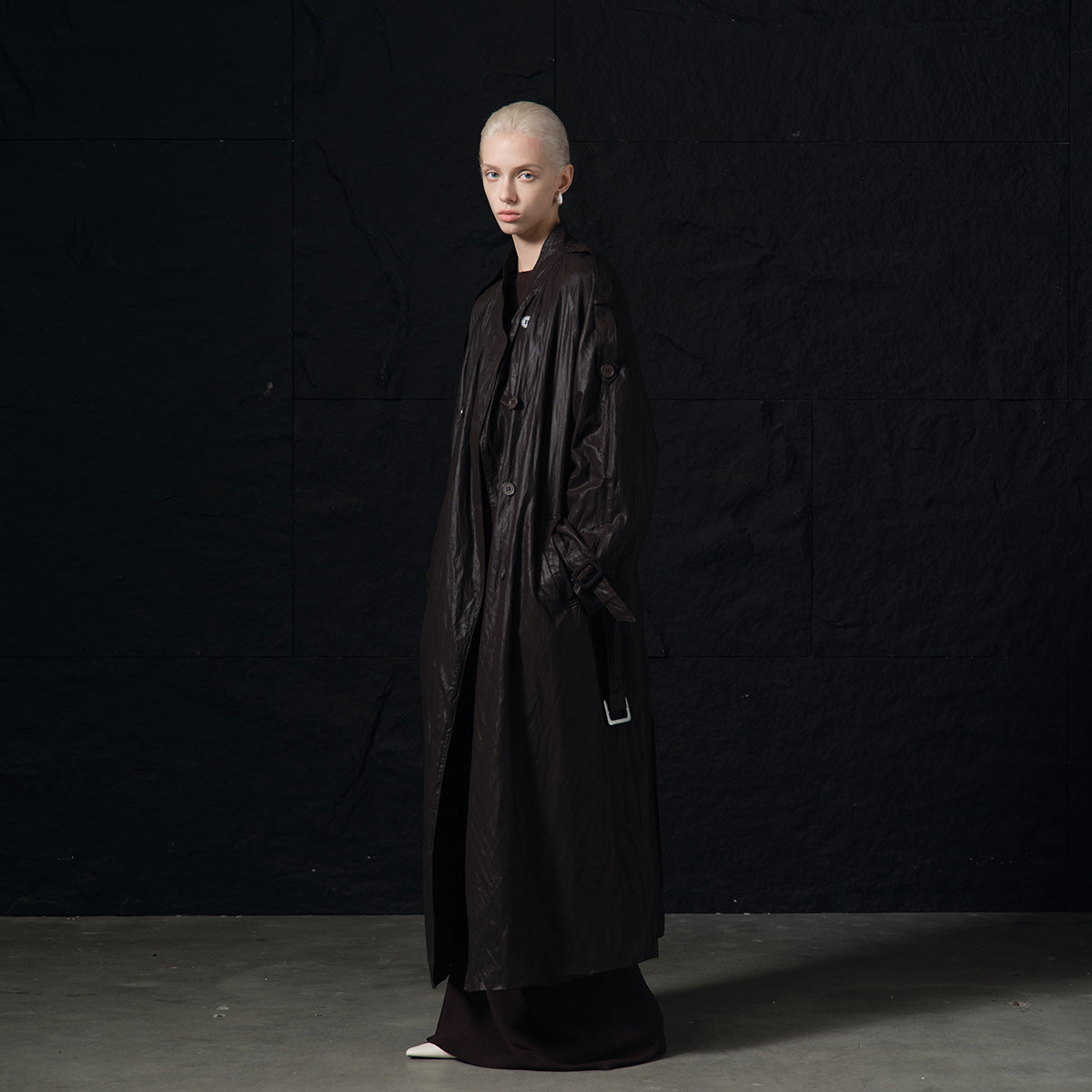 Leather Trench Coat