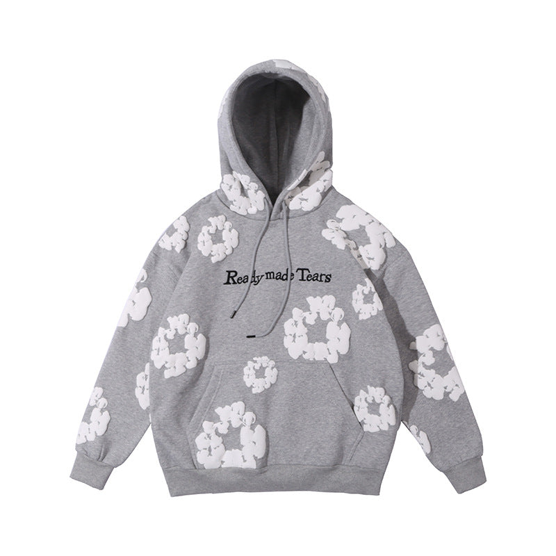 Foaming Printed Hoodie