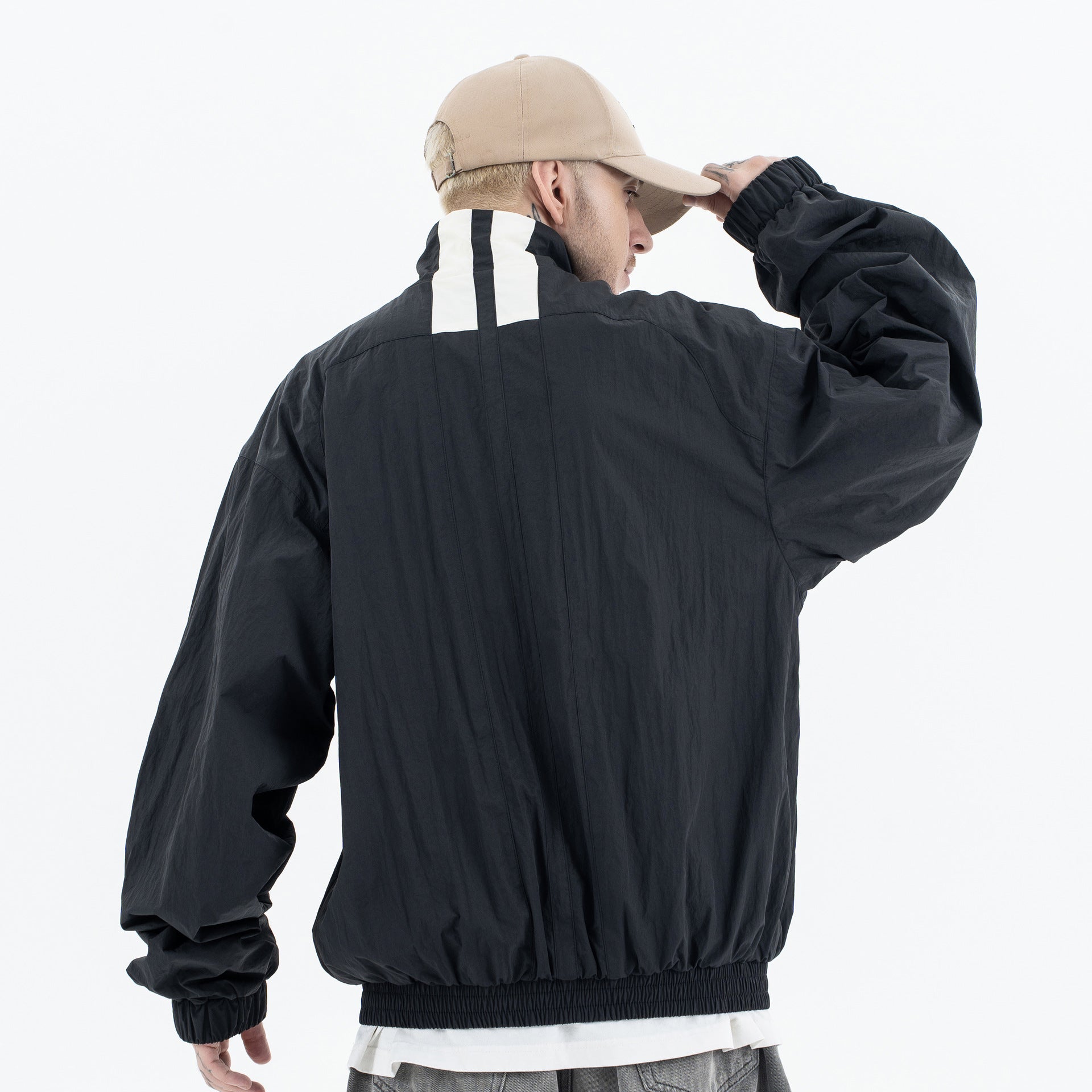 Zipper stand collar