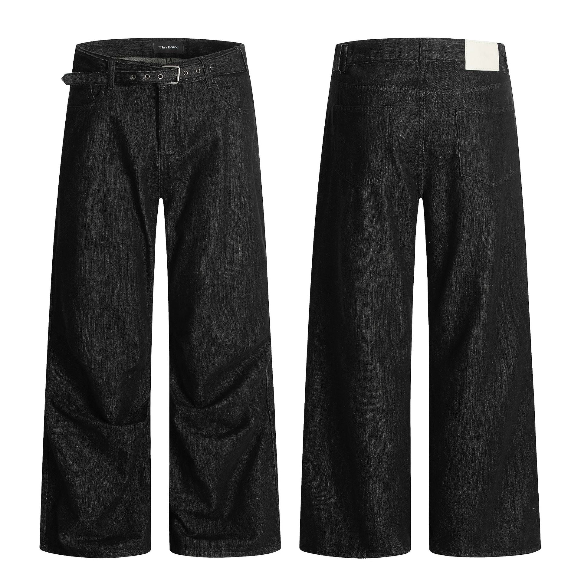 Faded Straight Clean Trousers