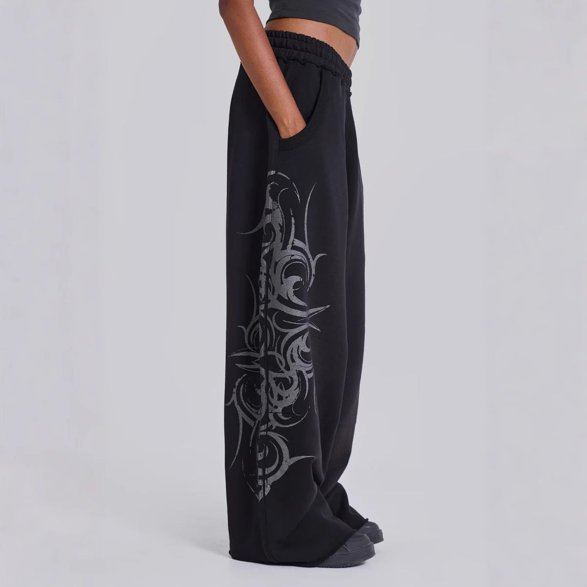 Loose printed pant