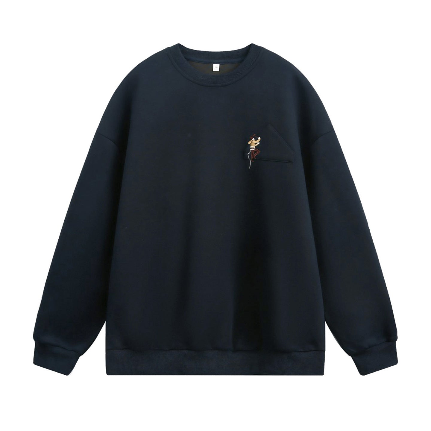 Round neck sweatshirt
