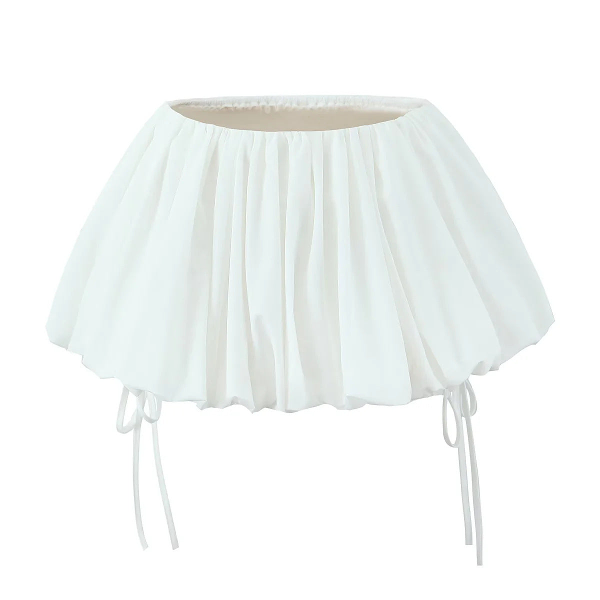 Lace fluffy skirt
