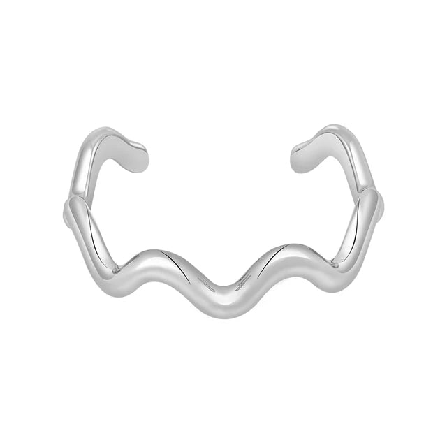 Leunsa geometric wave bracelet