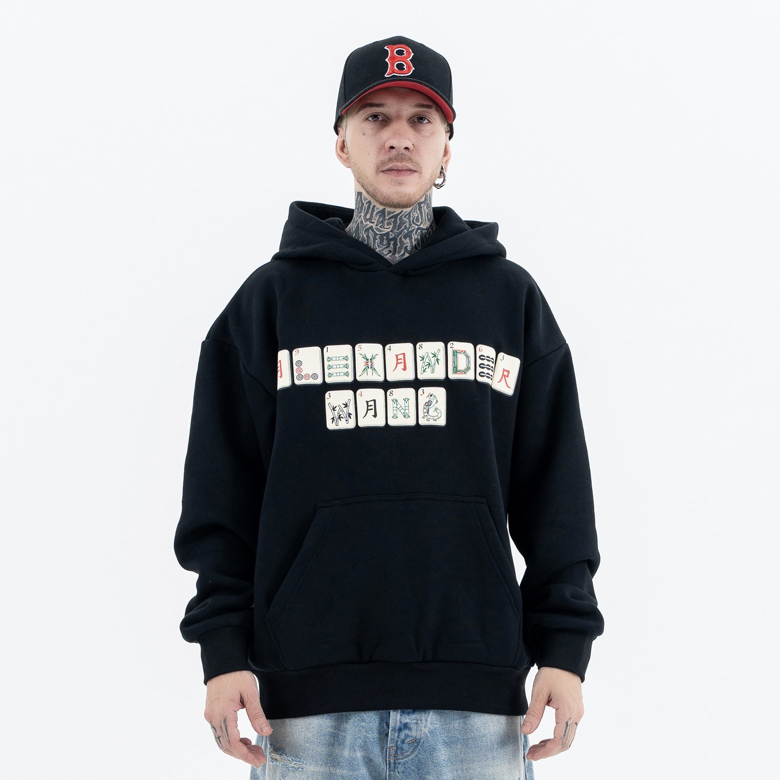 Casual Loose Fleece Hooded Sweatshirt