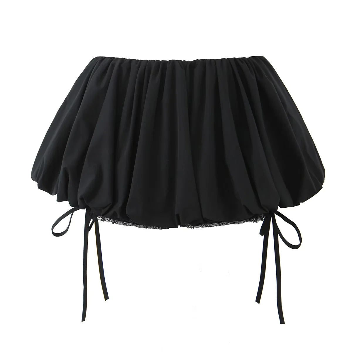 Lace fluffy skirt