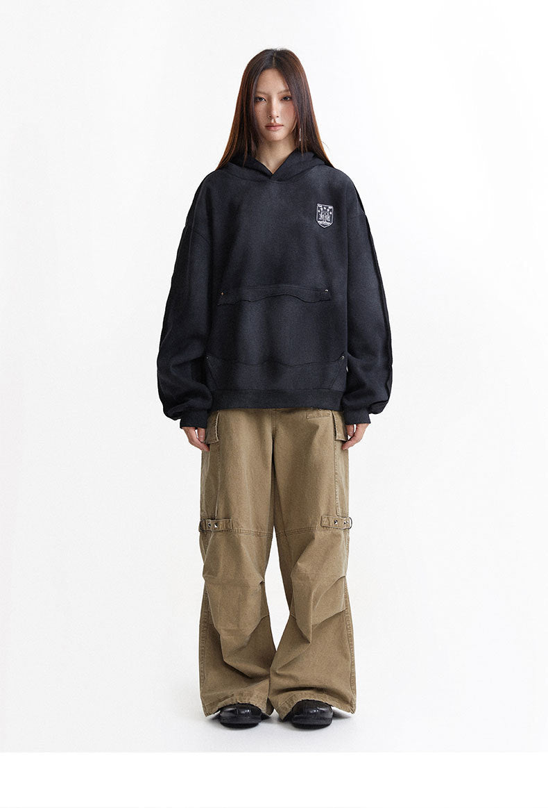 Embroidered Printed Casual Sweatshirt