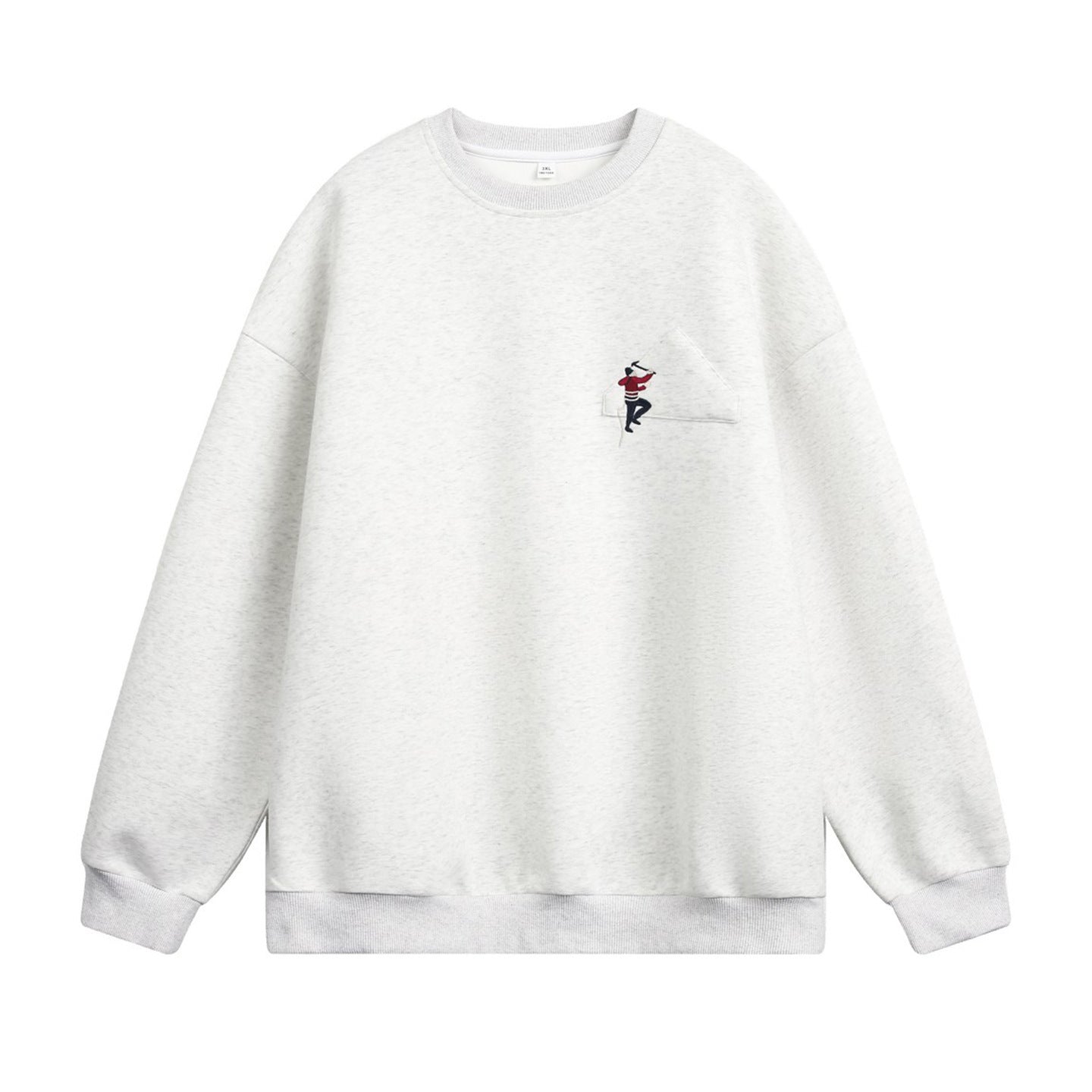 Round neck sweatshirt