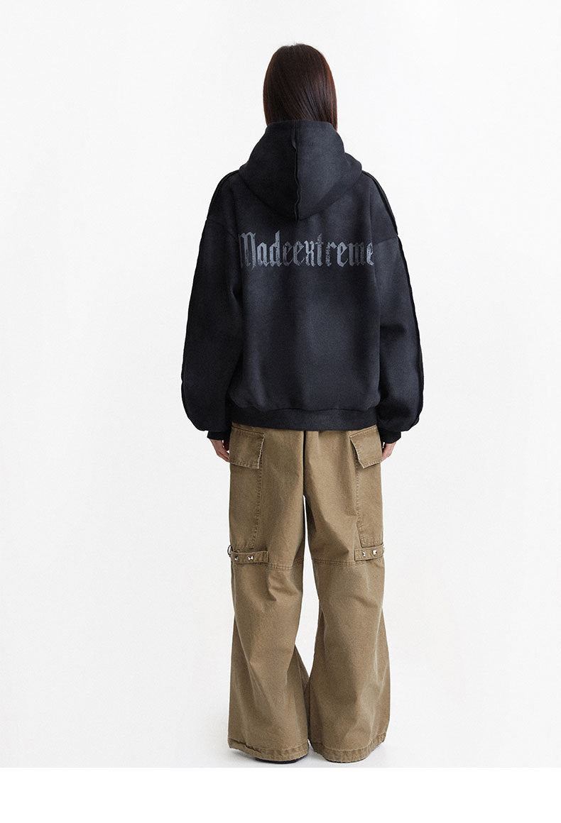Embroidered Printed Casual Sweatshirt