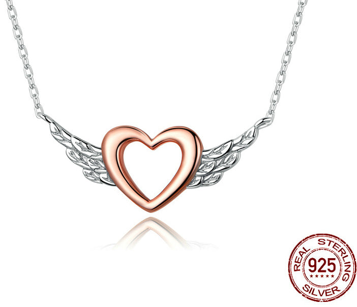 Leunsa heart-shaped necklace